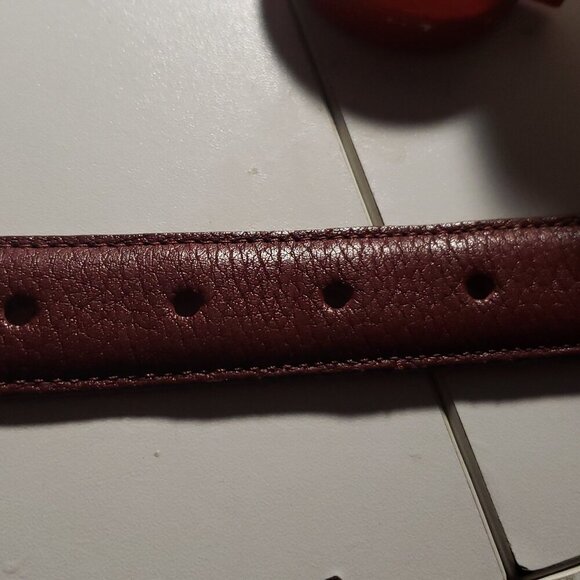 Dooney & Bourke Cognac Leather Belt - Picture 4 of 12